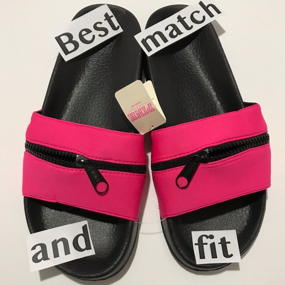 PINK Victoria’s Secret S M L LOGO SLIDES ZIPPER